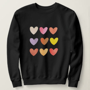 Niedliche Liebe Hört Sweatshirt Design Frauendesig