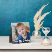 Niedliche Liebe Ihr Großvater Foto Fotoplatte (InSitu)