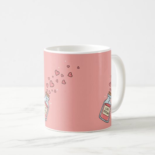 Niedliche Liebe Kaffeetasse (VorderseiteRechts)