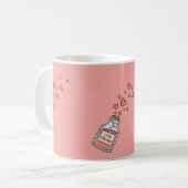 Niedliche Liebe Kaffeetasse (Vorderseite Links)