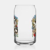 Niedliche Liebe Landkuh Dosenglas (Rechts)