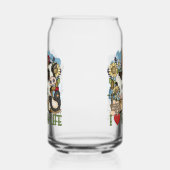 Niedliche Liebe Landkuh Dosenglas (Links)