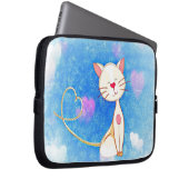 Niedliche Liebe Laptopschutzhülle (Vorne Rechts)