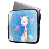 Niedliche Liebe Laptopschutzhülle (Vorderseite Links)