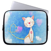 Niedliche Liebe Laptopschutzhülle (Vorderseite)