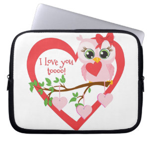 Niedliche Liebe Laptopschutzhülle