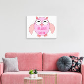 Niedliche Liebe Leinwanddruck (Insitu (Wohnzimmer))