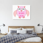 Niedliche Liebe Leinwanddruck (Insitu (Schlafzimmer))