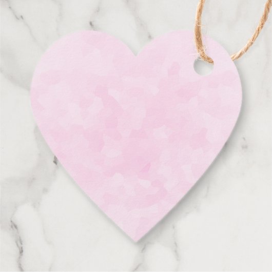 Niedliche Liebe LKW Befördern Valentinische Goodie Geschenkanhänger (Rückseite)