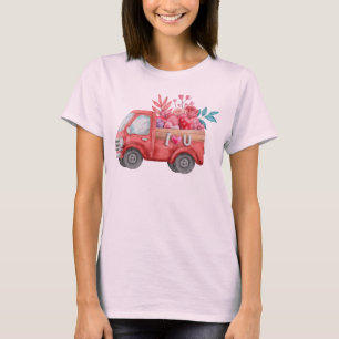 Niedliche Liebe LKW Befördern Valentinische Goodie T-Shirt