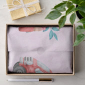 Niedliche Liebe LKW mit Herzkargo Wasserfarbe Seidenpapier (Geschenk)