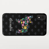 Niedliche Liebe mein französische Case-Mate iPhone Hülle (Rückseite (Horizontal))