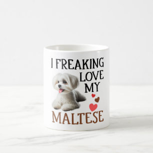 Niedliche Liebe Mein maltesischer Hund Kaffeetasse