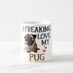 Niedliche Liebe Mein Mops Hund Kaffeetasse