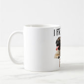 Niedliche Liebe Mein Mops Hund Kaffeetasse (Links)