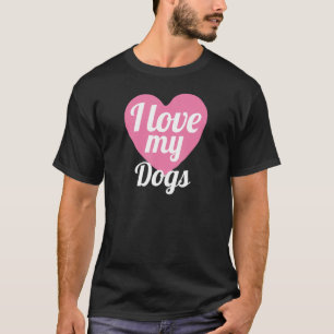 Niedliche Liebe meines Hundes Welpen Hund Welpen H T-Shirt