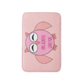 Niedliche Liebe Meldung Bath Mat Badematte (Vorderseite Vertikal)