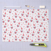 niedliche Liebe mit Gnomen und Herzen Seidenpapier (Handwerk)