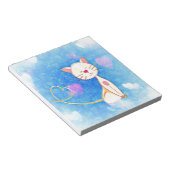 Niedliche Liebe Notizblock (angewinkelt)