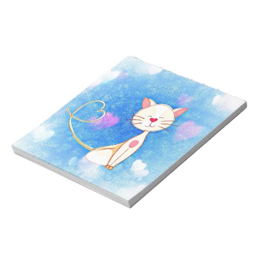 Niedliche Liebe Notizblock (Rotiert)