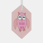 Niedliche Liebe Ornament Aus Glas (Vorderseite Rechts)