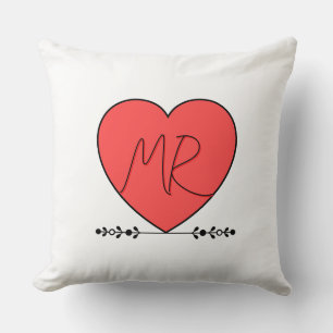 Niedliche Liebe Paare Mr&Mrs. Kissen