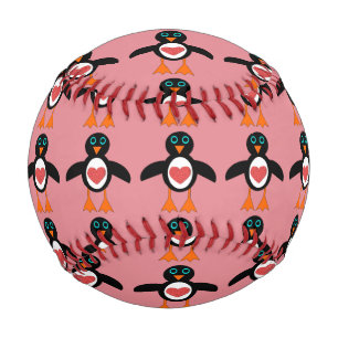 Niedliche Liebe Penguin Baseball
