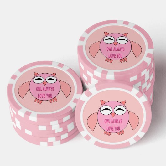 Niedliche Liebe Pokerchips (Stapel)