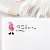 Niedliche LIEBE Rosa Herz Valentine Gnome (Insitu)