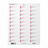 Niedliche LIEBE Rosa Herz Valentine Gnome (Vorne)