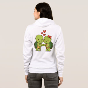 Niedliche Liebe Schildkröten   Adortable Cartoon C Hoodie