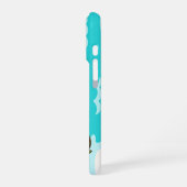 Niedliche Liebe Schildkröten | Adortable Cartoon C iPhone Hülle (Linke Seite)