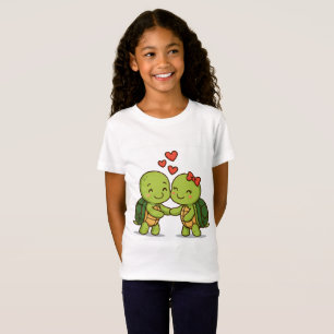Niedliche Liebe Schildkröten Adortable Cartoon C T-Shirt