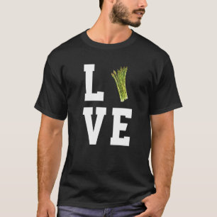 Niedliche Liebe Spargel Kostüme Gemüse T-Shirt