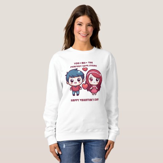 Niedliche Liebe Sweatshirt (Vorne ganz)