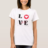 niedliche Liebe T-Shirt (Vorderseite)