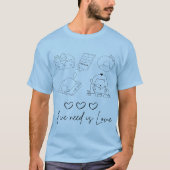niedliche Liebe T-Shirt (Vorderseite)