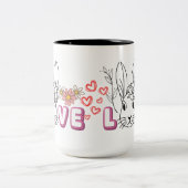 niedliche Liebe Tasse (Mittel)