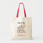 Niedliche Liebe Tic-Tac-Toe-Tag-Geschenk Tragetasche (Vorne)