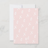 Niedliche Liebe- und Fox-Kids-Valentinenkarte (Rückseite)