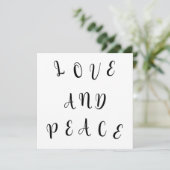 Niedliche Liebe und Frieden (Stehend Vorderseite)