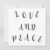 Niedliche Liebe und Frieden (Vorderseite)