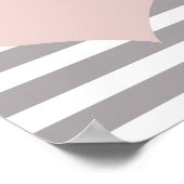 Niedliche Liebe Unterschreiben Poster (Ecke)