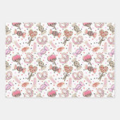 niedliche Liebe Valentin Geschenkpapier Set (Vorderseite)