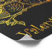 Niedliche Liebe Vogelkuchen - Romantik Art. 3/3 Poster (Ecke)