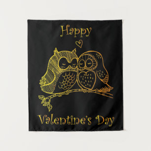 Niedliche Liebe Vogelkuchen - Romantik Art. 3/3 Wandteppich