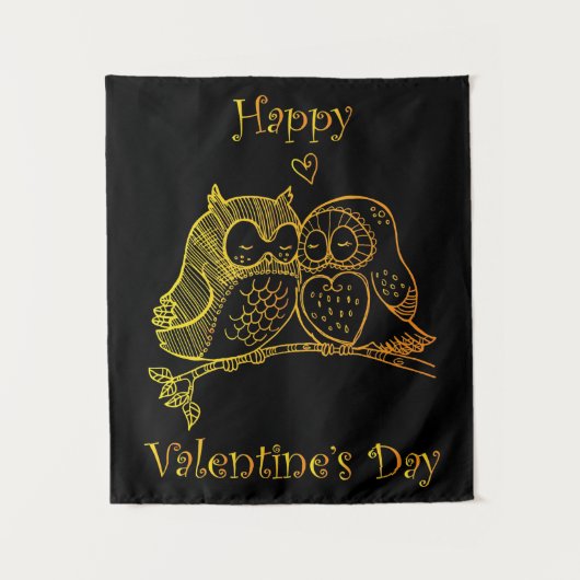 Niedliche Liebe Vogelkuchen - Romantik Art. 3/3 Wandteppich (Vorderseite)