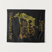 Niedliche Liebe Vogelkuchen - Romantik Art. 3/3 Wandteppich (Vorderseite (Horizontal))