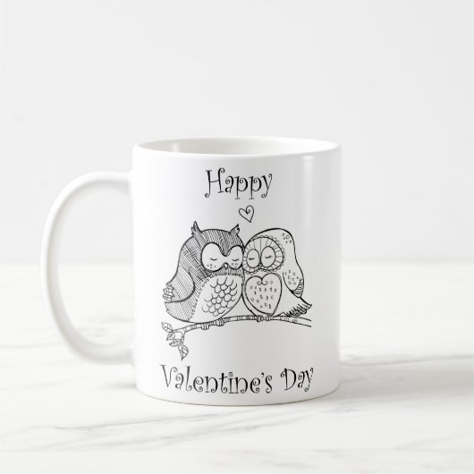 Niedliche Liebe Vogelkugel - Romantik Art. 1/3 Kaffeetasse (Links)