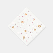 Niedliche LIEBE | weiß | Serviette (Ecke)